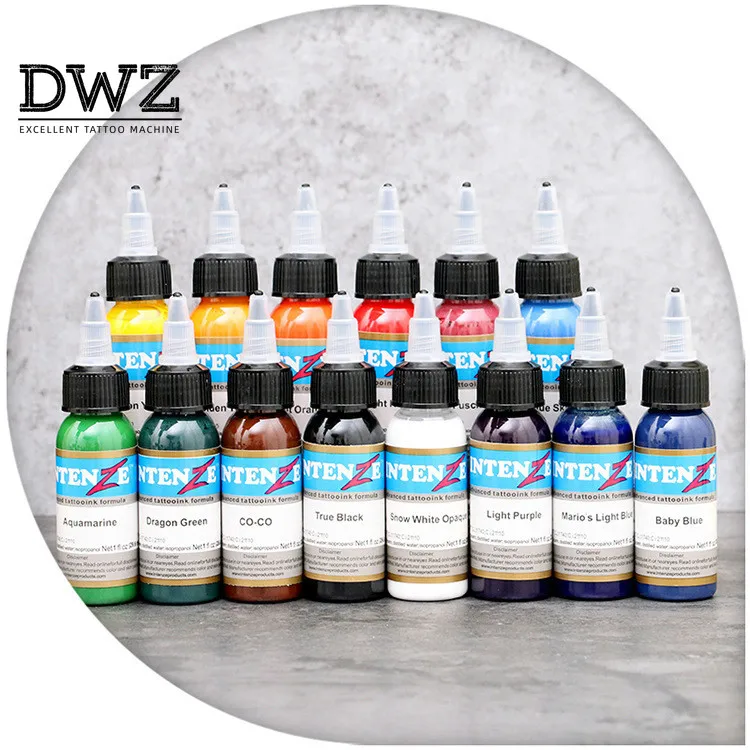 

New tattoo pigment yindansi new label 14 color 30ml pigment tattoo ink professional tattoo equipment beauty tools