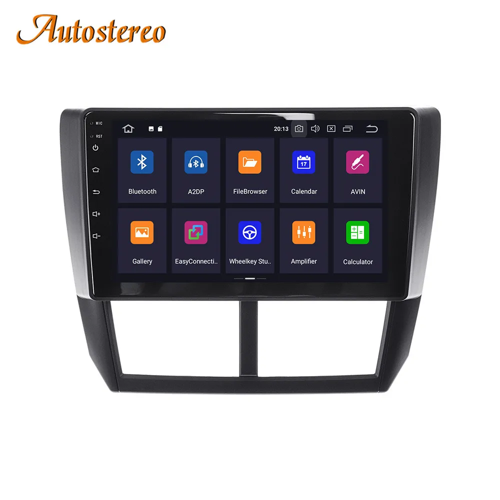 Android 10 автомобильный dvd-плеер gps-навигация, радио, стерео для Subaru Forester 2008+ головное записывающее устройство Авто Радио мультимедийный плеер