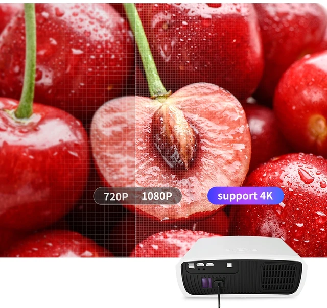 WZATCO C3 LED Projector Android 9.0 WIFI Full HD 1080P 300inch Big