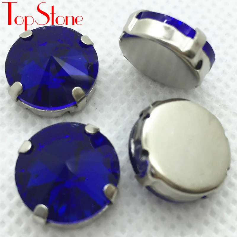 TopStone Rivoli Хрустальное стекло пришивные стразы с когтями разноцветные 6 ~ 18 мм
