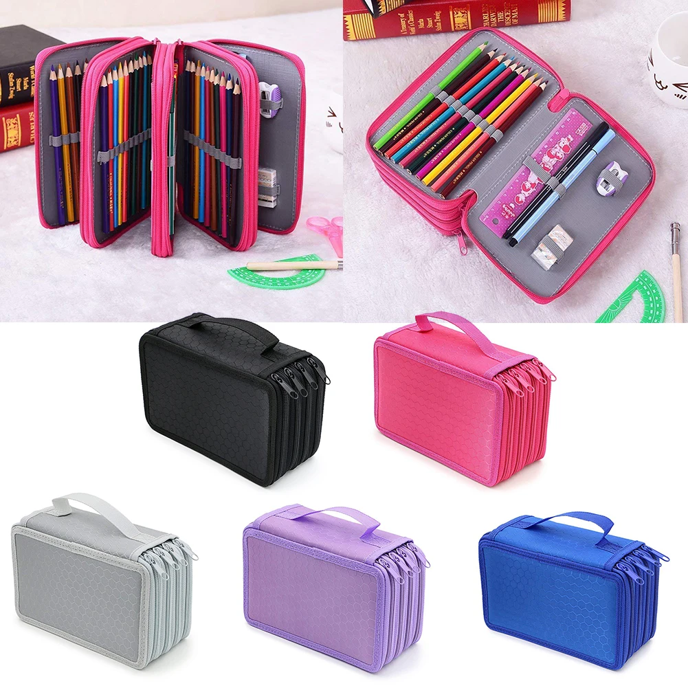 Художественный чехол карандаш для хранения с 72 отверстиями эскизная ручка