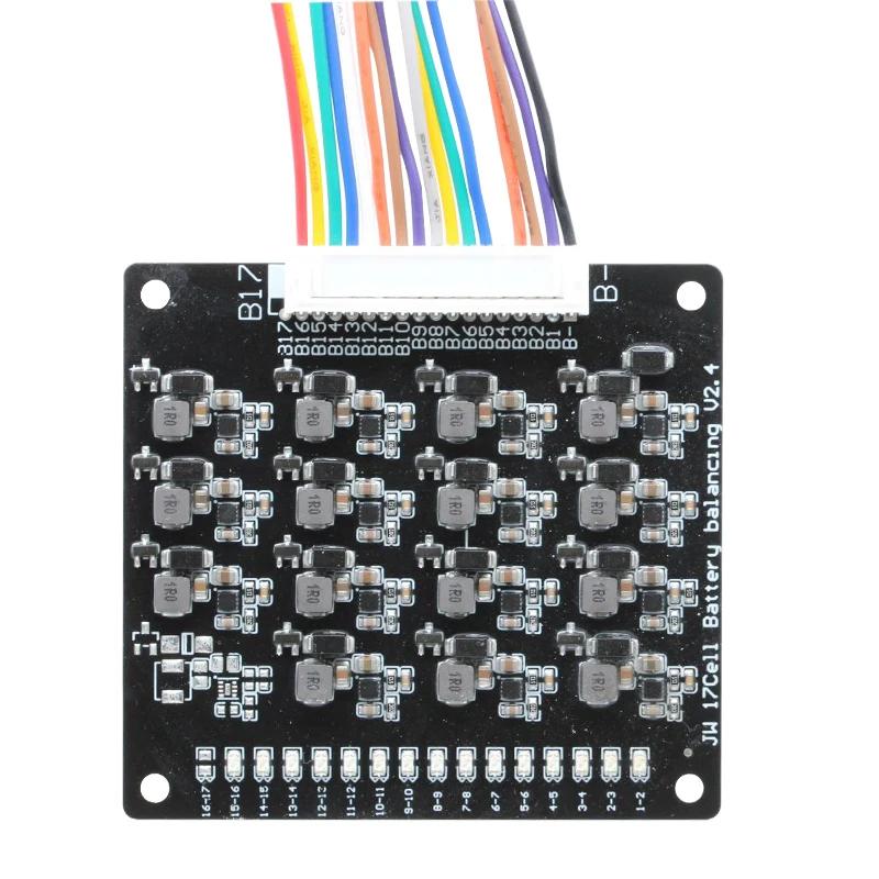 Scheda di Bilanciamento Attivo per Batterie Li-ion 16s 17s 1.2a, Equalizzatore Lifepo4, Scheda di Trasferimento Energetico per Pacchi Batteria PCM - immagine 2