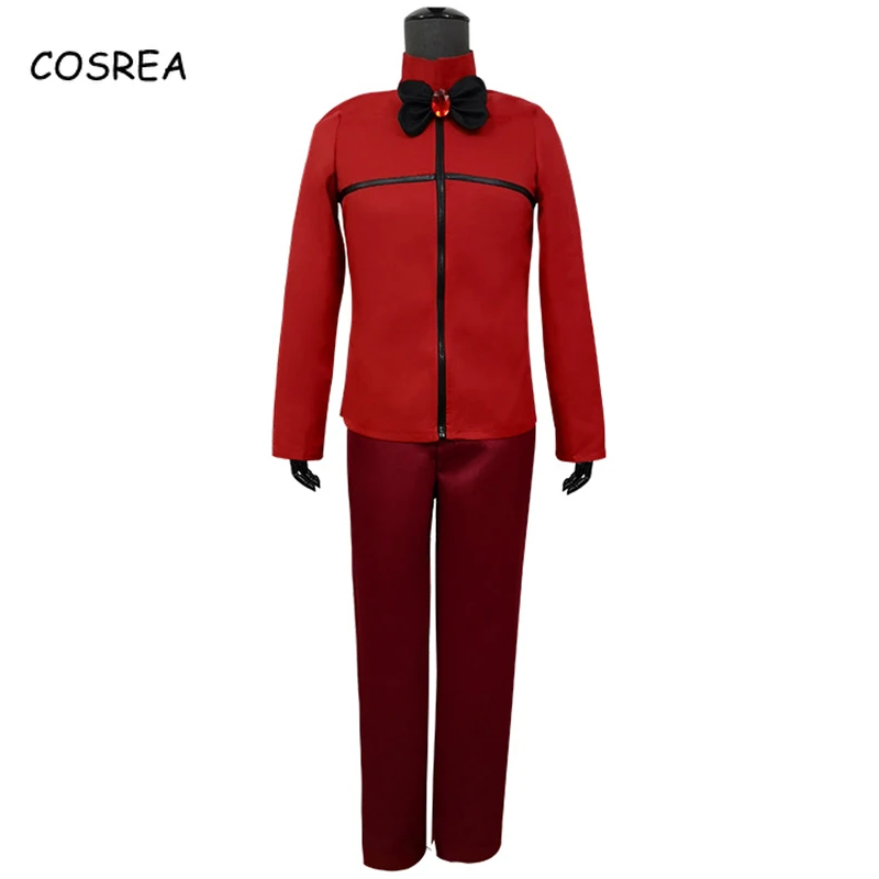 Костюм для косплея аниме хамбин красное пальто + топ брюки галстук костюм