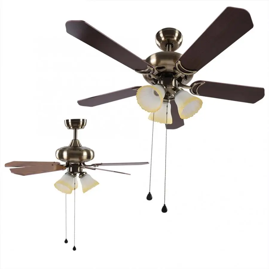42inch Indoor Ceiling Fan Light European Style Remote Control