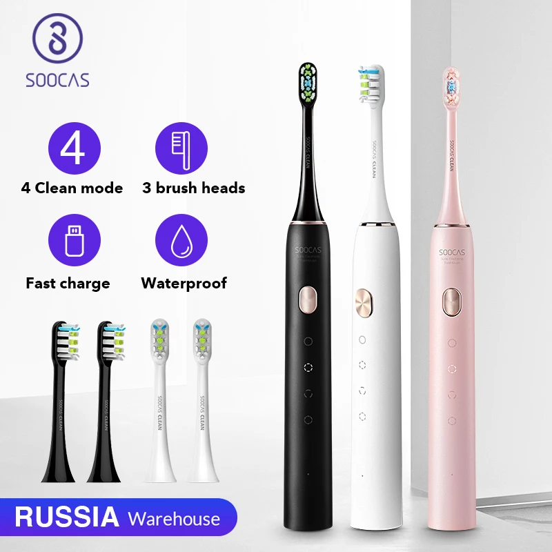 SOOCAS X3U Sonic Toothbrush Electric Tooth Brush for Xiaomi Mijia Ultrasonic Automatic Upgraded Fast chargeable Adult Waterproof |