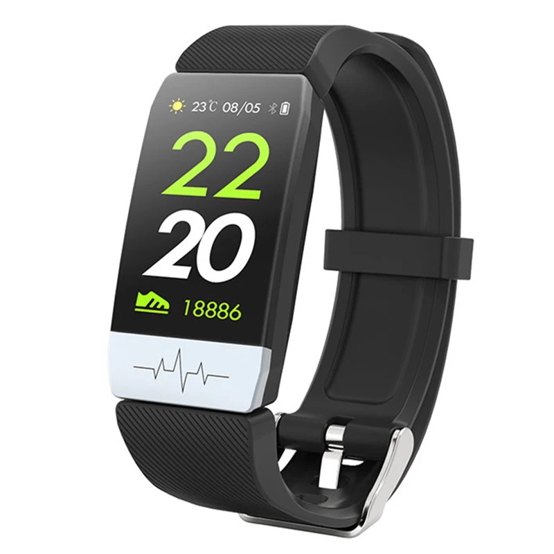 

ECG+EPG Sport Smart Watch Waterproof Heart Rate Blood Pressure Weather Forecast Fitness Bracelet Smart Band For iPhone Android