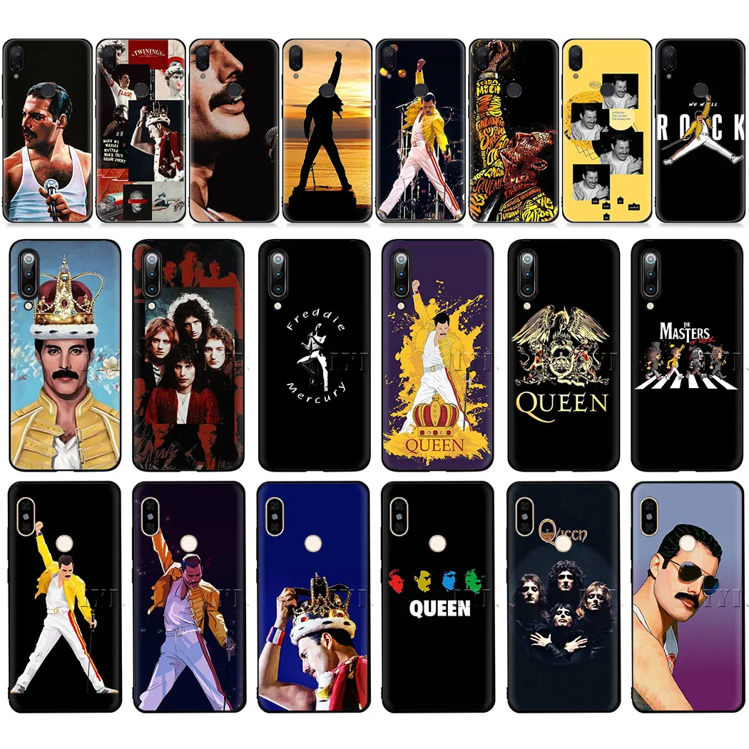 Мягкий чехол Freddie Mercury Queen band для Xiaomi Mi Redmi Note 10 9T 7 8 Pro CC9E Mix 2S MAX 3 8T|Бамперы| |