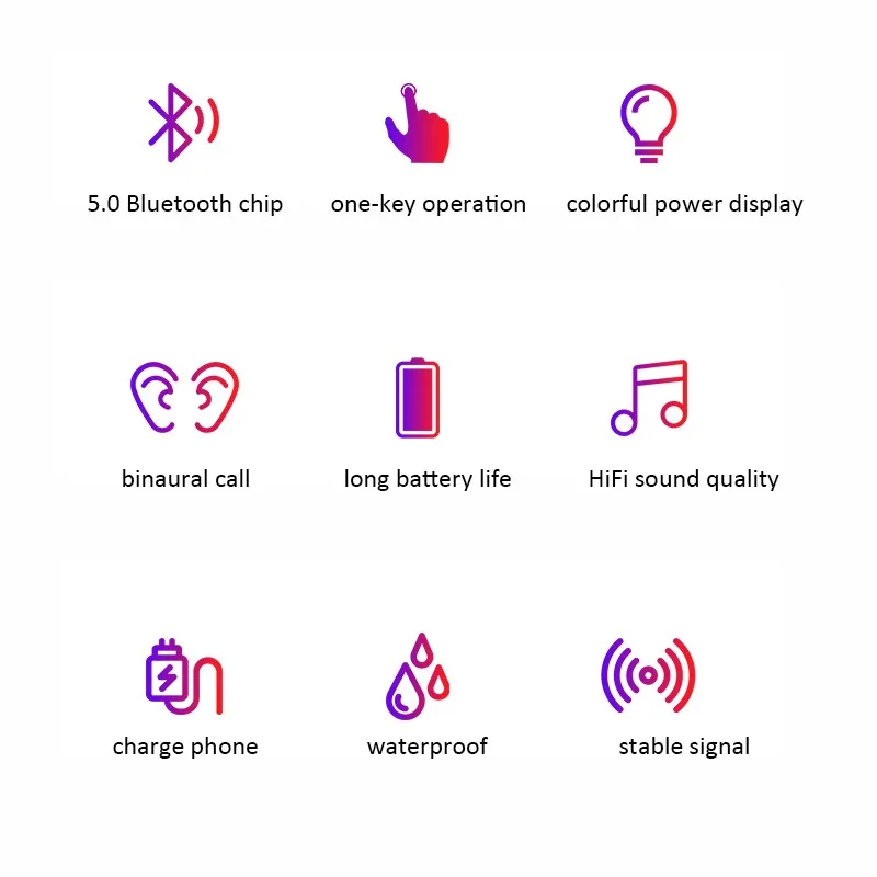 Bluetooth наушники, беспроводные наушники 5,0, беспроводные наушники, игровая гарнитура, громкая связь, шумоподавление, держатель для наушников