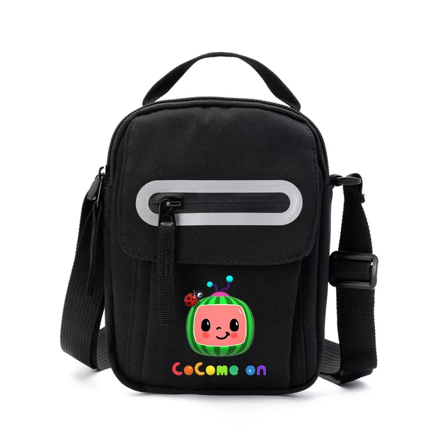 CoCoMelon JJ small square bag color cartoon simple fashion casual