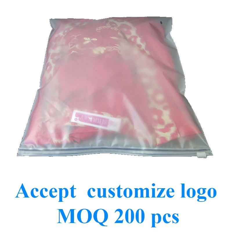 20 Pcs Travel PE Storage Plastic Zipper EVA Translucent Ziplock Waterproof Packaging Bags Custom Logo Print Available 3