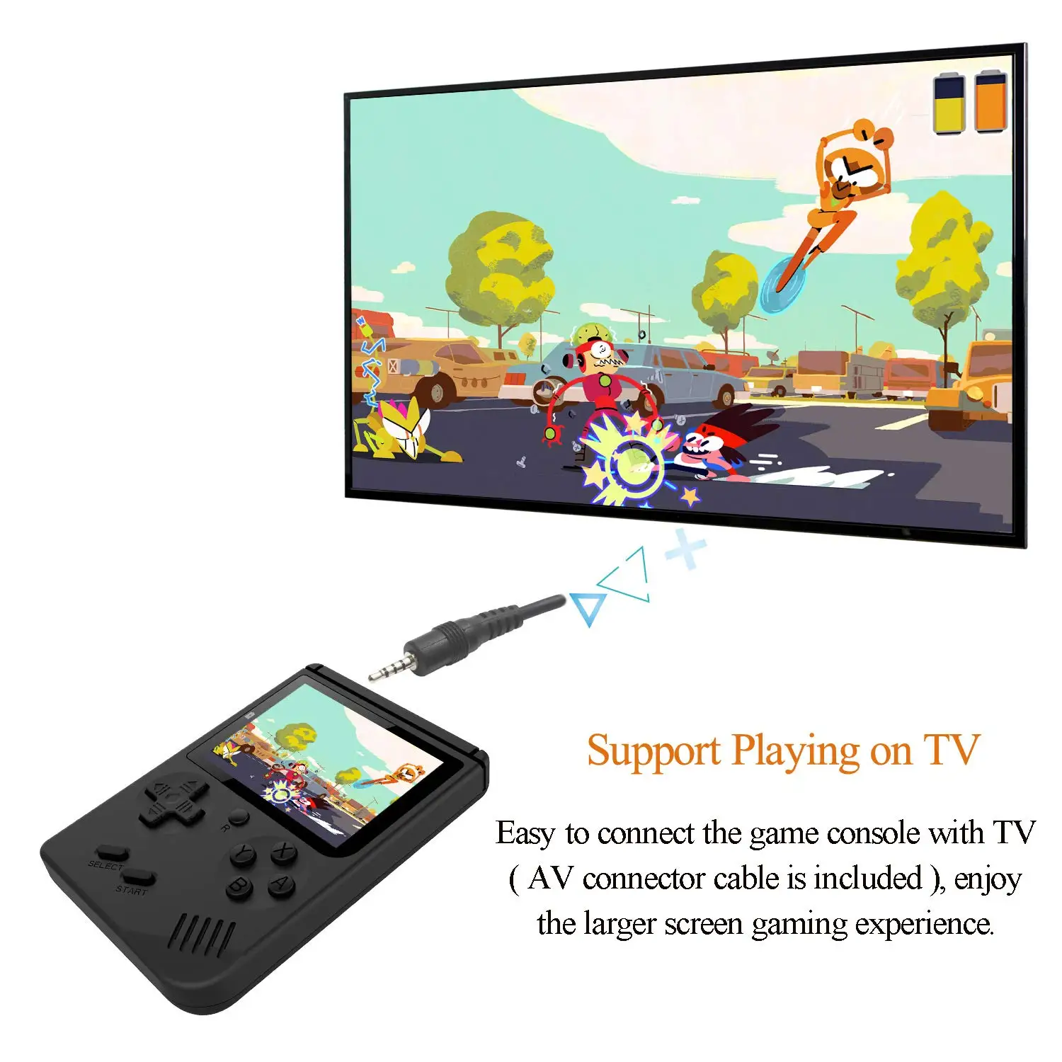 168 Games MINI Portable Retro Video Console Handheld Game Advance Players Boy 8 Bit Built-in Gameboy 3.0 Inch Color LCD Screen