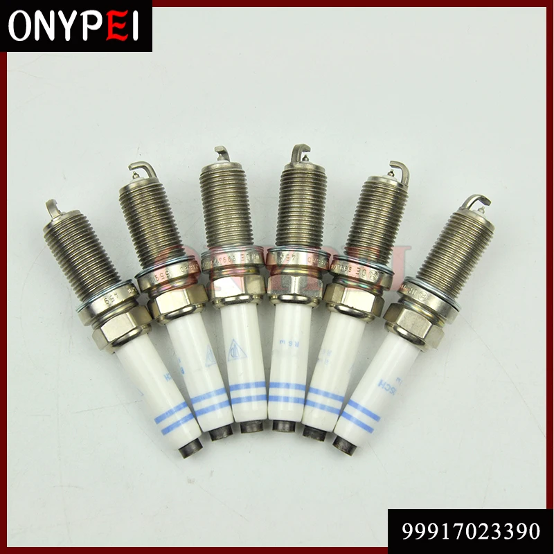99917023390 0242245570 FGR5NQE04 Iridium Power Spark Plug For Porsche cayman panamera 3.6 4 Boxster 3.4 GTS 911 3.8S Targa | Автомобили и