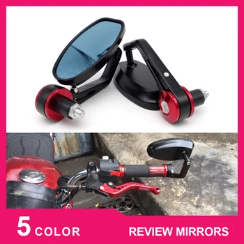 

Universal Motorcycle Rearview Mirrors 7/8" For Kawasaki z900 KTM 50cc honda cb 750 yamaha mt 07 2018 Suzuki gladius 400