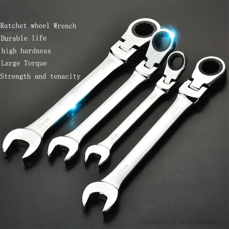 

Ratcheting Combination Ratchetingwrench Spanner Hand Tool A Set of Key Torque Gear Socket Universal Tools