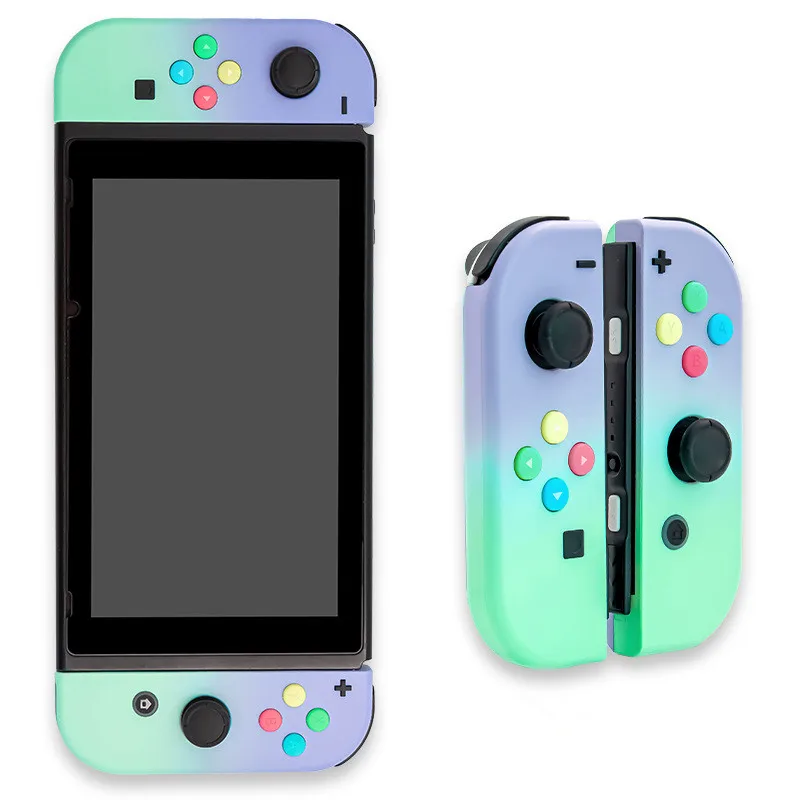 1 Set Diy Nintendo Switch Gamepad ABS Retrofit Replacement Housing Colorful Caps Joypad Cover Switch Joystick Replacement Shell 