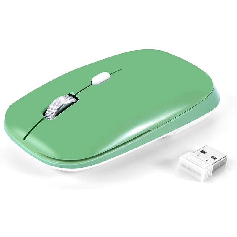 Wireless Computer Mouse, 2.4G Slim Portable Computer Mice with Nano Receiver for Notebook, PC, Laptop, MacBook wireless gaming mouse Mice