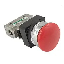 KVM131 2 Позиции Грибовидная Кнопка механический клапан