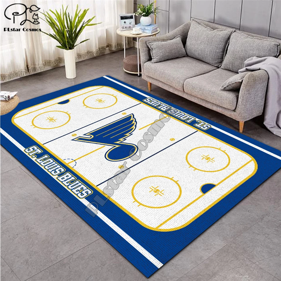 ice hockey carpet Anti-Skid Area Floor Mat 3D Rug Non-slip Mat Dining Room Living Room Soft Bedroom Carpet style-03