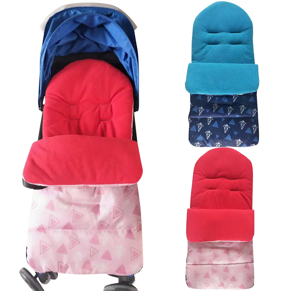 Универсальный подножек для малышей, удобный фартук для ног, лайнер для коляски, прогулочная коляска, ветрозащитная теплая хлопковая Подушка для сна