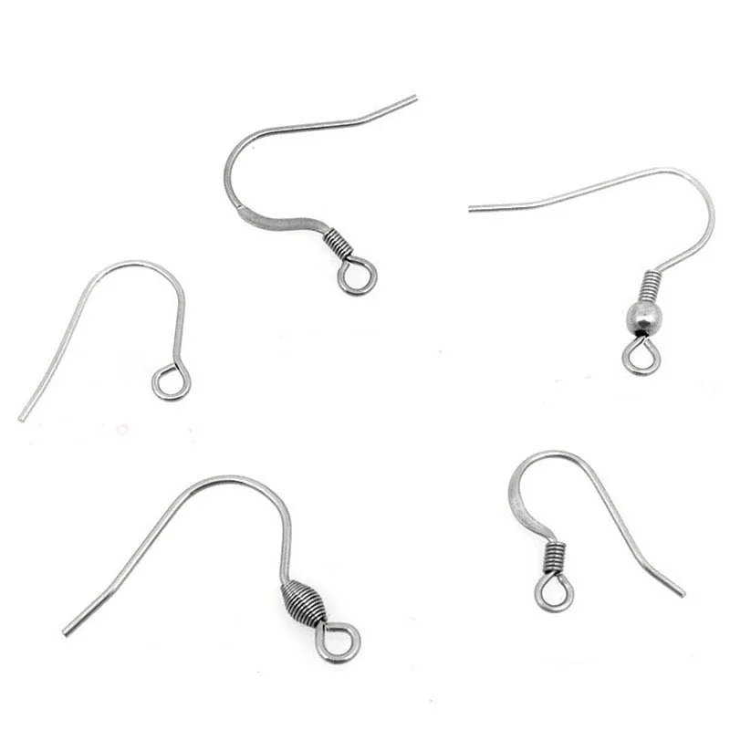 Серьги из нержавеющей стали 100 шт. крючки аксессуары для самостоятельного