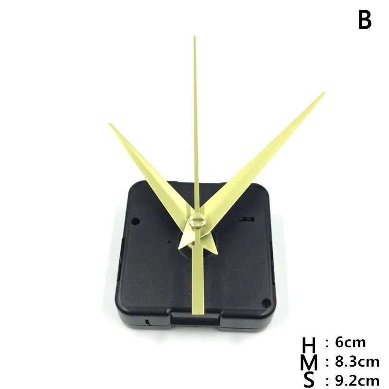 1 Set Hanging DIY Quartz Watch Silent Wall Clock Movement Quartz Repair Movement Clock Mechanism Parts Clock Parts with Needles 