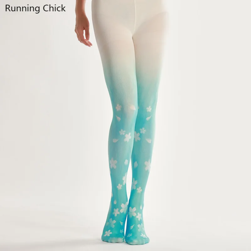 

Gradient White Print Pantyhose Cheap Stuff With Free Shipping Maternity Tights