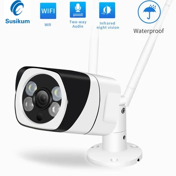 

2MP Wireless 1080P IP Camera Wifi Home Security Network Camera Outdoor Support Two-Way Audio Night Vision Motion Detection