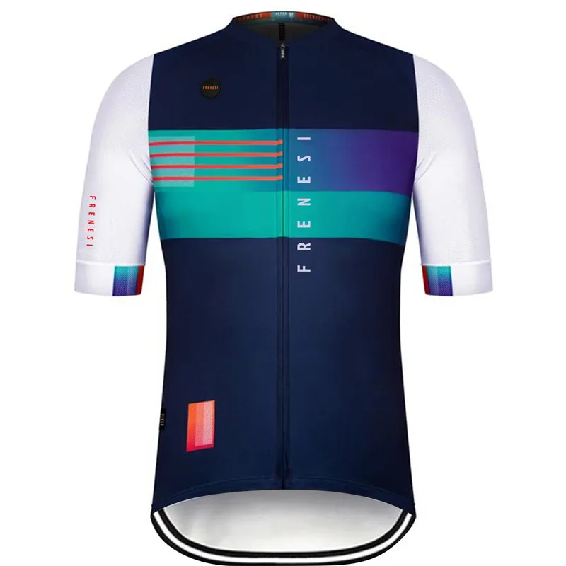 Велосипедная одежда Frenesi черная красная велосипедная Джерси aero maillot дышащий