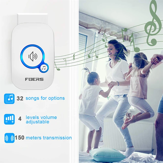 M557 Wireless Doorbell 433Mhz Home Welcome Smart Doorbell 150M Smart Appliance Smart Home Smart Security 1ef722433d607dd9d2b8b7: CN|United States