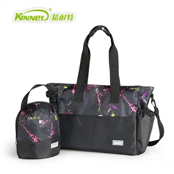 

Multifunction Large Capacity Mummy Bag Unique Colorful Printing Portable Pregnant Expectant Mother Bag Outdoor Baby Diaper Bag