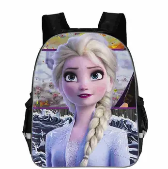 

Kids Elsa Anna Print Backpack School Boys Girls Children Book Bag Cartoon Baby Girl Backpack cartable enfant Kindergarten Bag