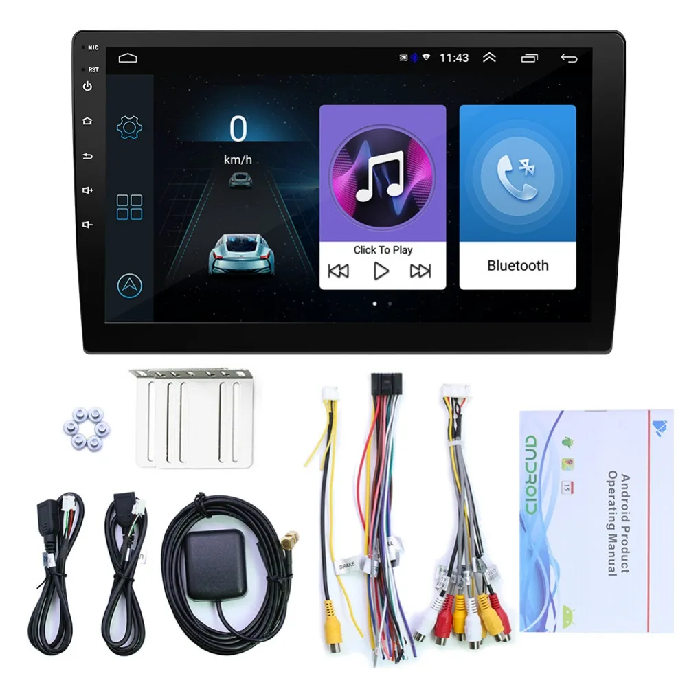 9 Inch Car HD Touch Screen Bluetooth Android Stereo Player 2 Din Radio GPS Navigation Mirror link  MP5 Android 8.1 Support WIFi (11)