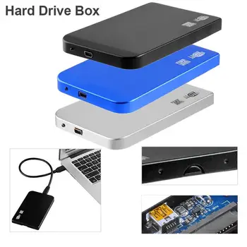 

VKTECH HDD Enclosure Ultra Thin 2.5in USB3.0 SATA SSD HDD Hard Drive Case Aluminum Enclosure Box 5Gbps High Speed for PC