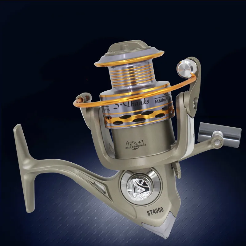 

Fishing Reel Wheel Ocean Beach Fishing ST2000-6000 Fishing Reel 12 BB Spinning Fishing Reel Professional Metal Left / Right Hand