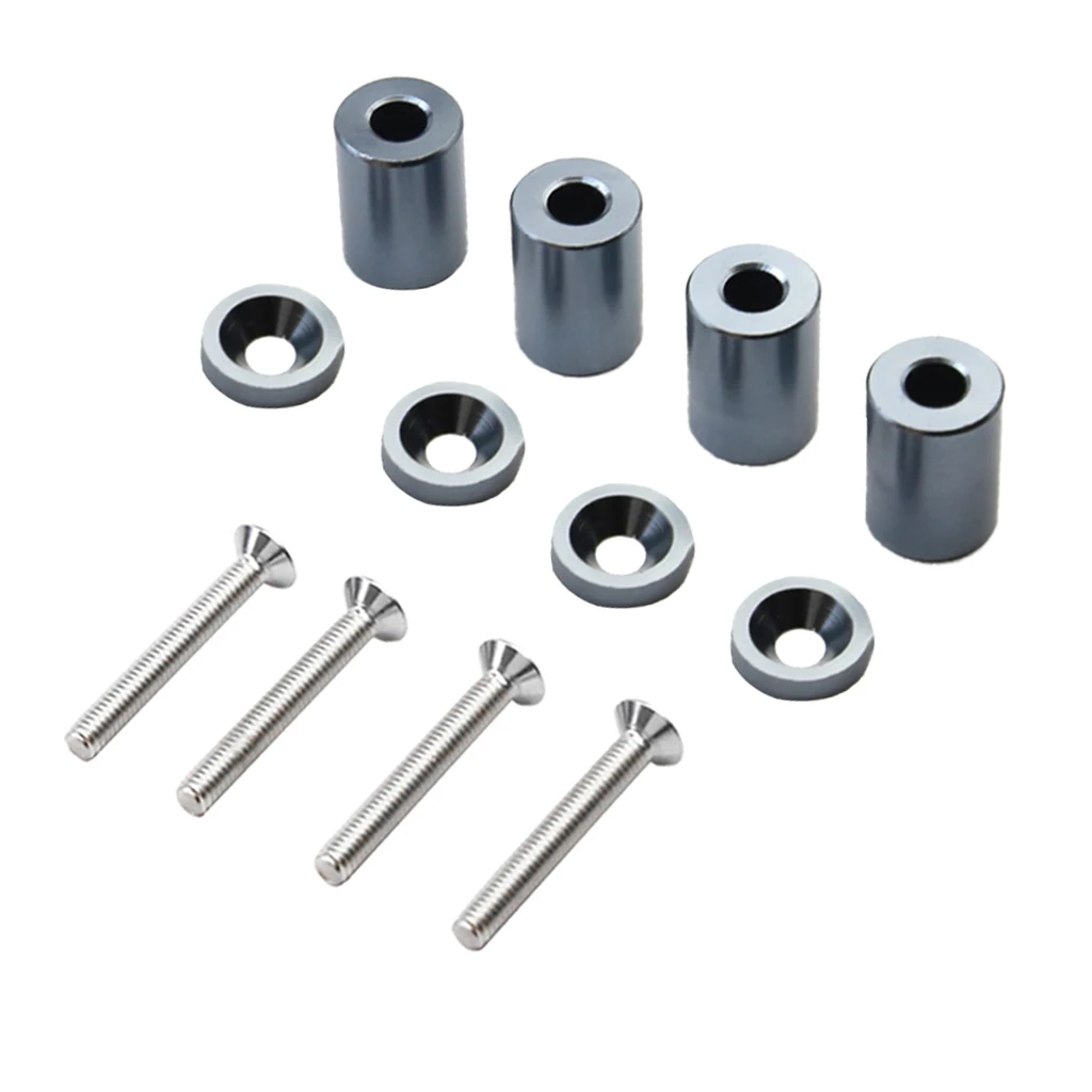 Alloy Hood Vent Spacer Riser For Car Auto Motor  Engine Swap