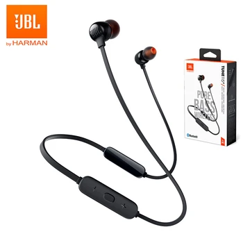 

JBL TUNE 115BT 3-Button Remote Mic Wireless Bluetooth Earphone T115BT Sports Bass Sound Speed Charging Headset Magnetic Earbuds