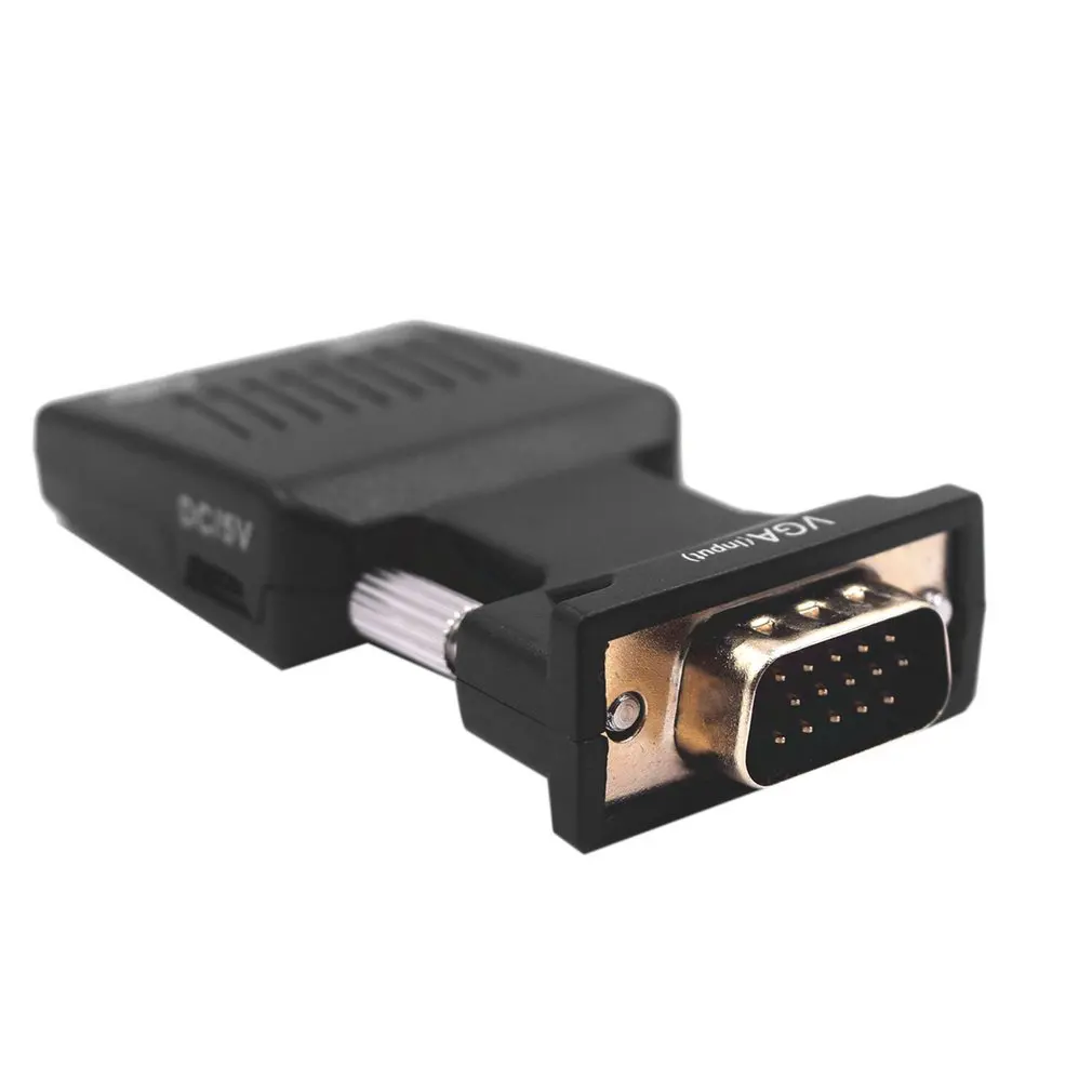 Преобразователь из VGA в HDMI HD Plug and Play с аудио VGA2HDMI AV видео кабель адаптер для ПК ноутбука для монитора ТВ