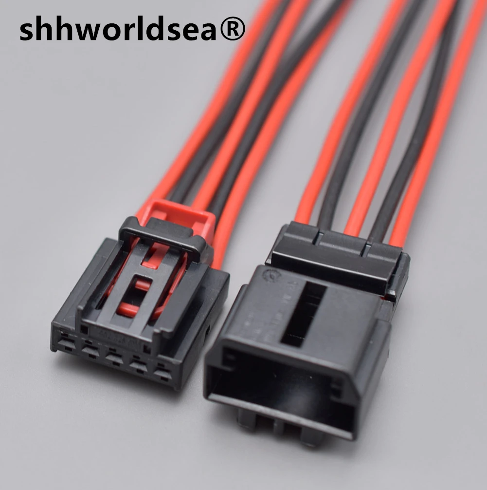 

shhworldsea 5 Pin/Way Male Or Female Taillight Lamp Plug Connector For Audi VW TIGUAN Beetle CC Golf 5K0 972 705/5G0 972 715