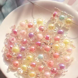 Cuentas acrílicas para hacer joyas, accesorios para manualidades, 20 unidades