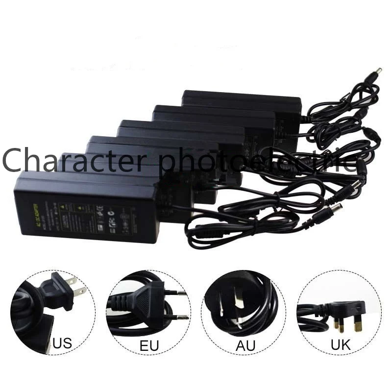 LED Power Adapter 5.5*2.1~2.5mm Female Connector AC 110V 220V To DC 12V 24V 5V Lighting Transformer For LED Strip CCTV Router viborg audio pure copper none plated power cord figure 8 iec c7 plug hifi iec female electrical plug connector adapter