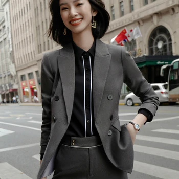 

Women Sets Clothes New Autumn and Winter Leisure Temperament Professional Outfit Formal Women's Work Clothes Suit