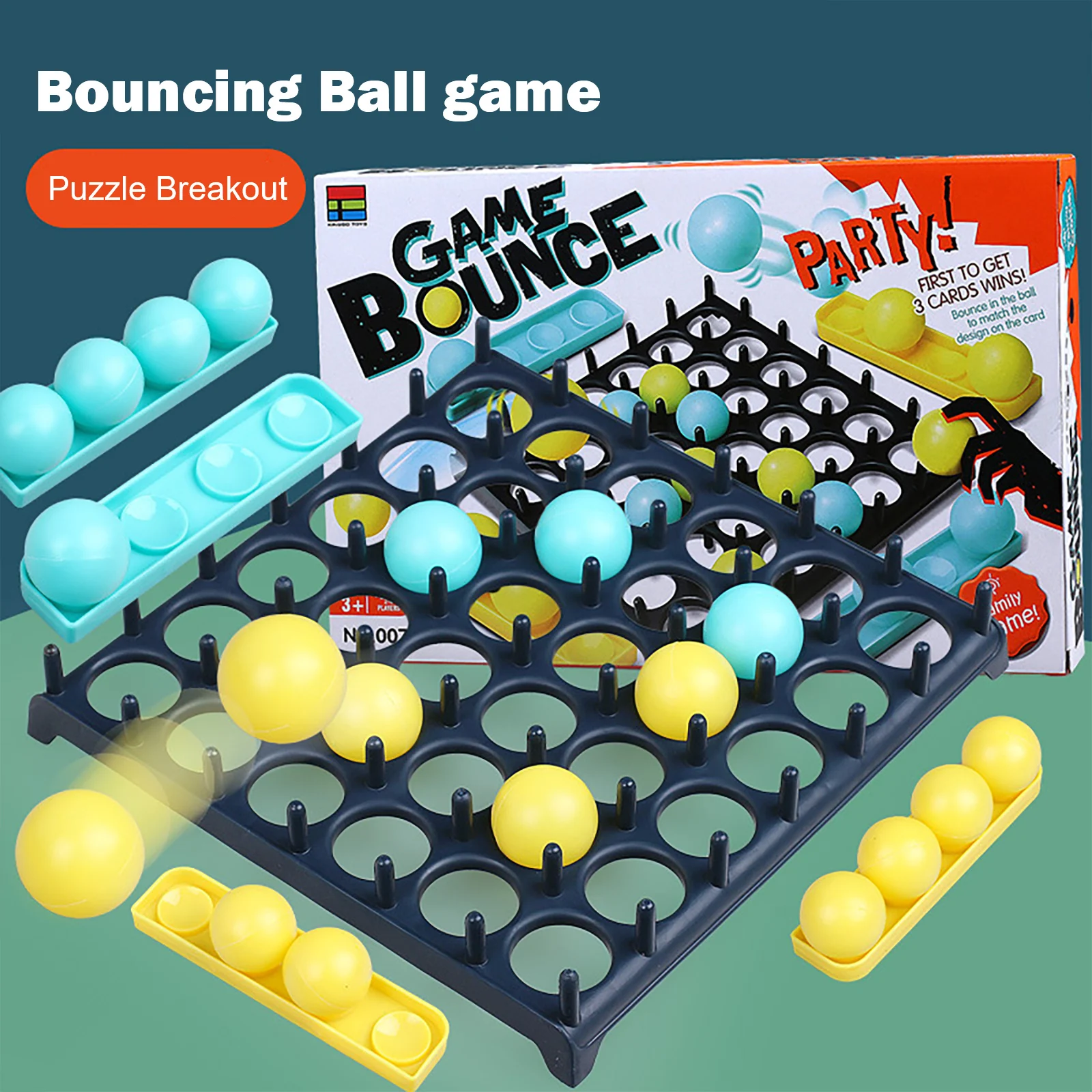Jumping Ball Table Games 1 Set Bounce Off Game Activate Ball Game for