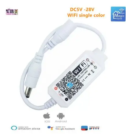 Светодиодный контроллер Magic Home DC5V 12 в 24 В беспроводной Bluetooth WiFi RGB/RGBW IR RF для 5050 WS2811