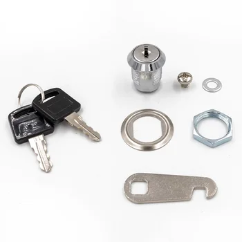 

Gaming machine door lock C03-16MM black iron key with the same number of miscellaneous locks to open the sub-lock wooden cabinet