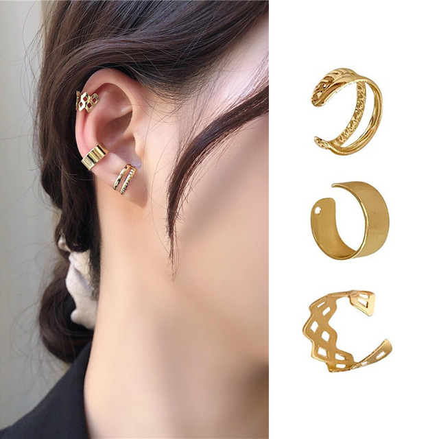 Helix Cartilage Conch Fake Without Piercing Cuff Earring Earcuff Wrap Rock Earring Cuff No Piercing Women Clip Adjustable