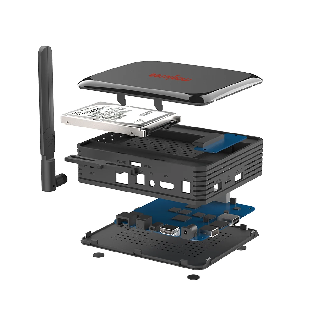 Magicsee N5 Plus Amlogic S905X3 Android 9,0 ТВ-приставка 4 Гб ОЗУ 64 Гб ПЗУ 2,4/5 Гб двойной WiFi Ethernet BT 4,0 смарт-бокс 8K HDR телеприставка
