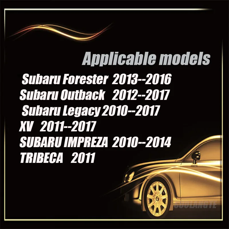 2 pieces voiture Logo porte bienvenue lampe voiture светодиодный лазерный проектор pour Subaru Forester Outback herritage Impreza XV
