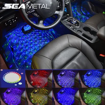 

4 in 1 Car Atmosphere Light Interior Ambient Lights Car Styling Atmosphere Lamp Led Mini USB Auto Decorative Light Accessories