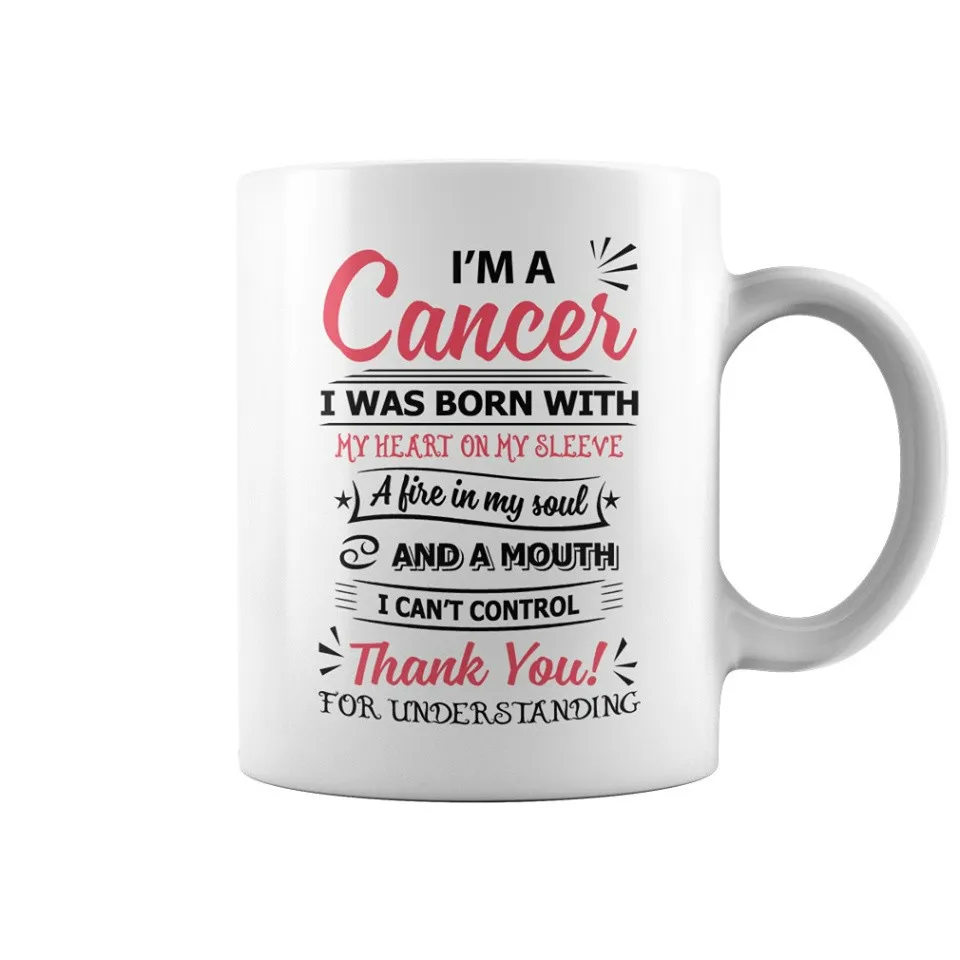 A I'm A Cancer/Leo I Was Born with Mug 11 Oz coffee Mug - Цвет: A