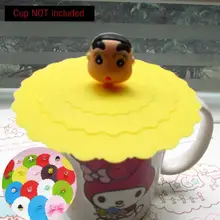 Мультяшная силиконовая Герметичная крышка чашки Герметичная крышка для кофейной чашки крышка против пыли